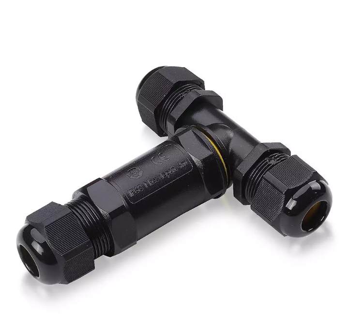 T-splitter met kroonsteentje - Premium - IP68 waterdicht T-splitter met kroonsteentje - Premium - IP68 waterdicht